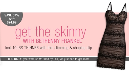 Skinnygirl Shapewear Sizing