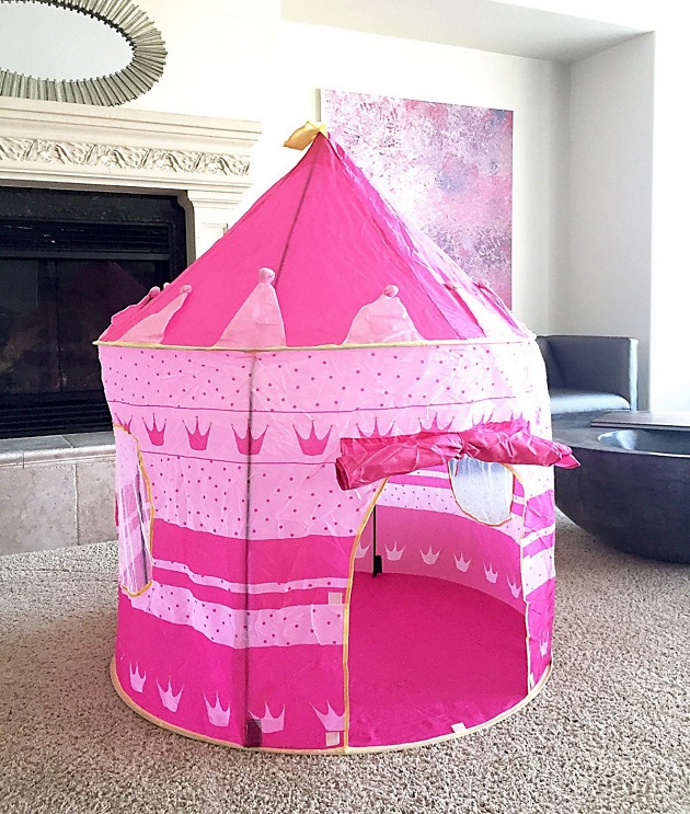 Sure Luxury Girl's Pink Princess Castle Play Tent, $25.94 ...