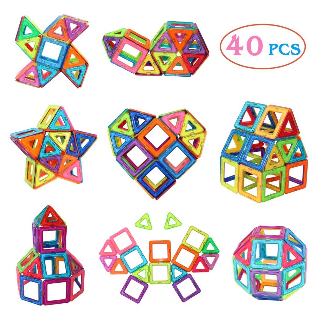 Set Of Magnetic Tile Building Blocks Addictedtosaving