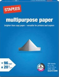 staples paper