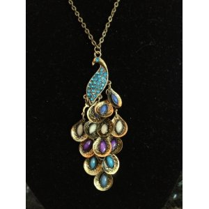 Peacock Pendant Necklace