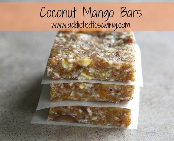 the kitchen toasted coconut mango bars