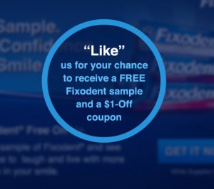 fixodent free sample