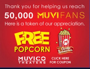 free muvico popcorn