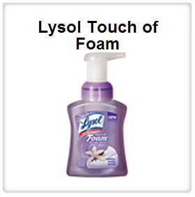 lysol touch of foam free sample