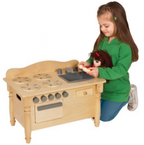 doll play kitchen natural