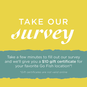 go fish survey $10 certificate