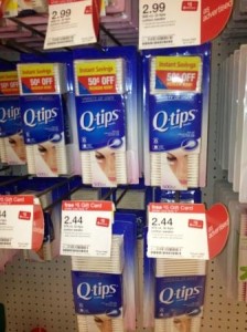 target q tip price gift card