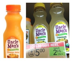 uncle matt's juice publix price