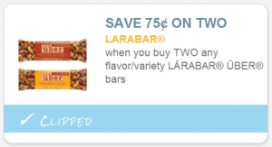 larabar uber coupon