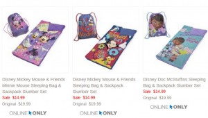 kohls disney sleeping bags