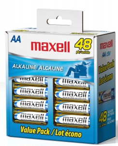 maxwell AA batteries