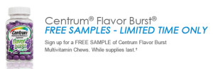 centrum free vitamin sample