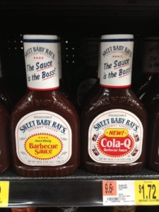 sweet baby rays barbecue sauce at walmart