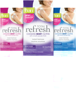 ban total refresh cloths free sample