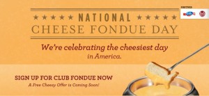 national cheese fondue day