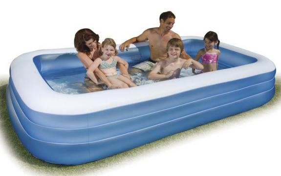 intex self inflating pool