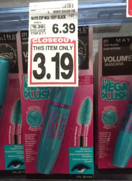 Maybelline New York Mega Plush Very Black Mascara kroger