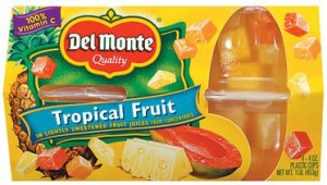 del monte fruit cups