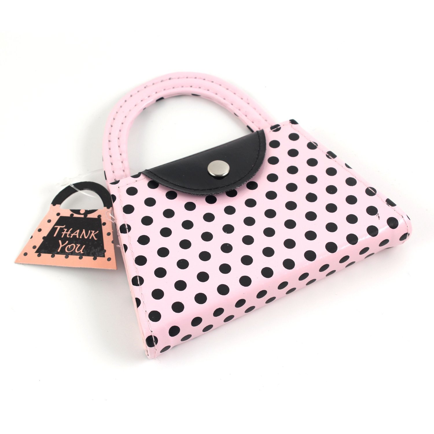 pink polka dot manicure set