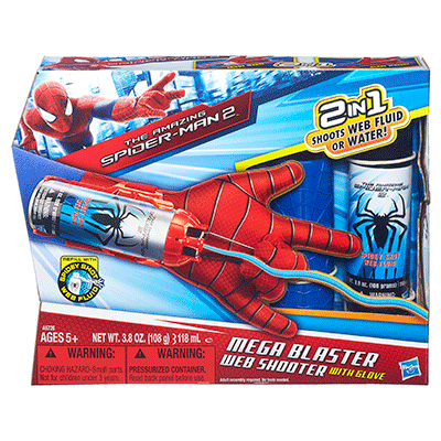 spiderman mega blaster web shooter with glove