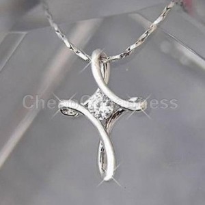 infinity cross necklace