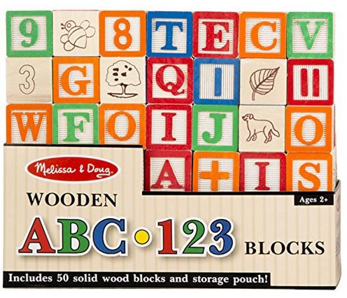 Melissa & Doug 100 Piece Wood Blocks Set