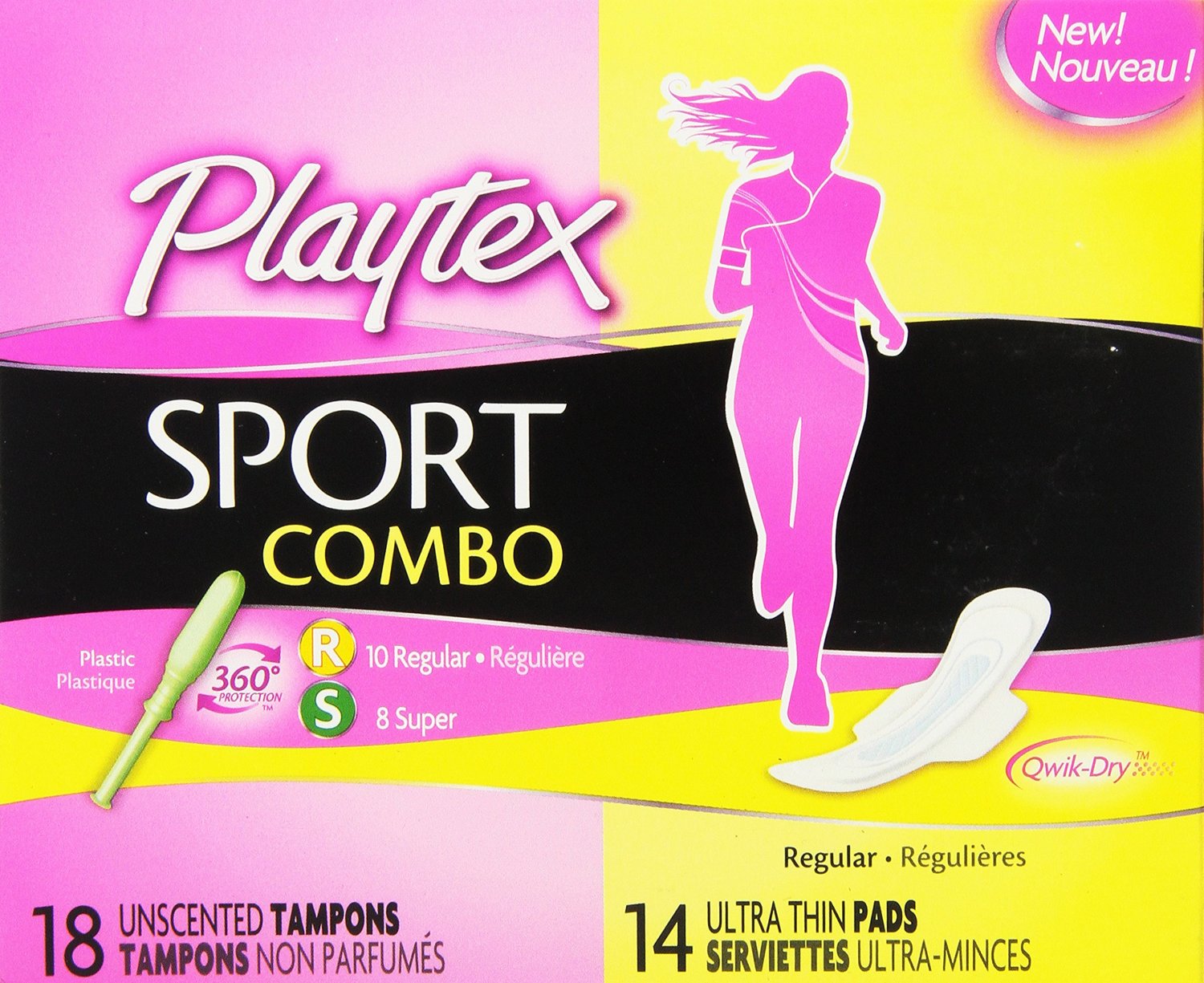 playtex sport combo pack