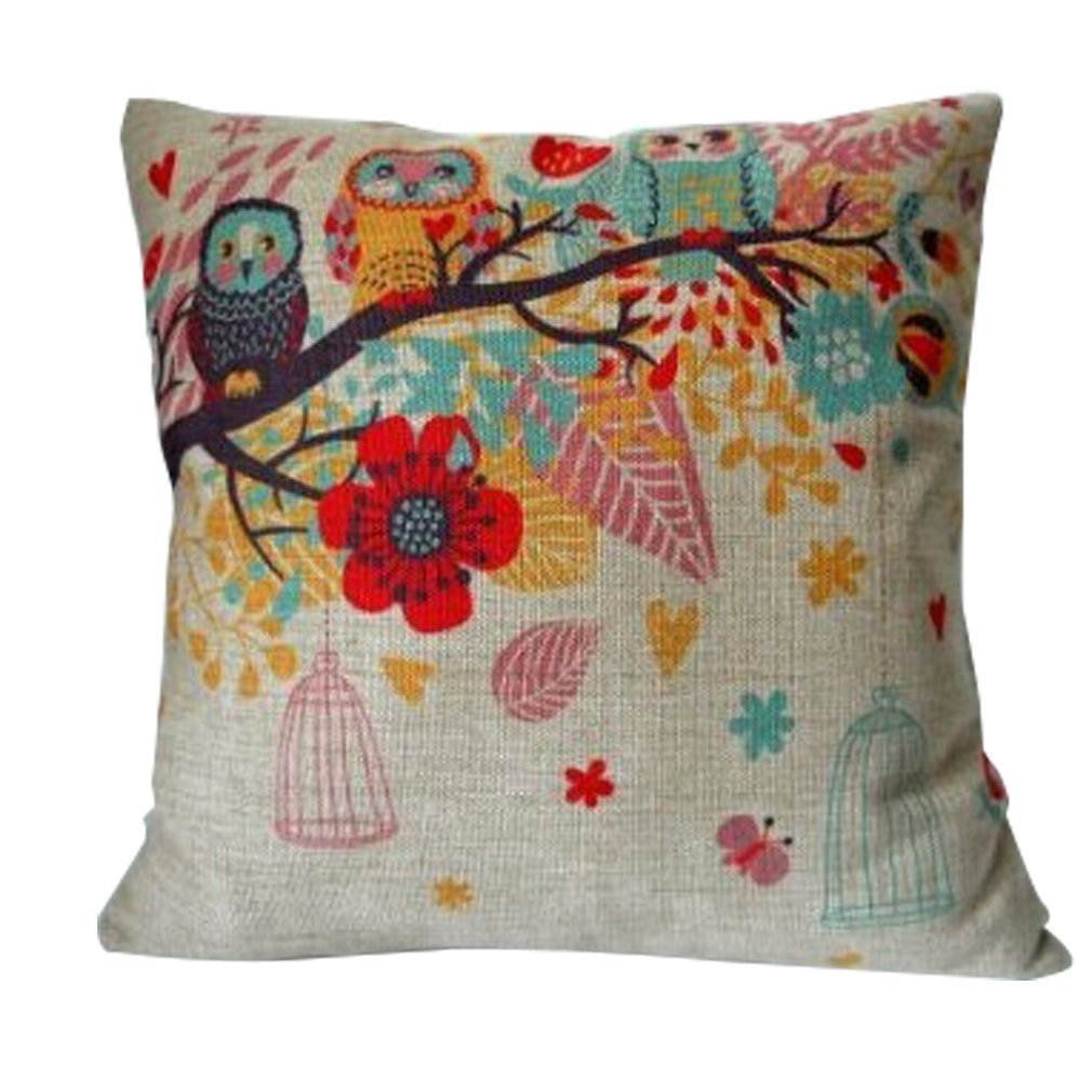 Owl Pillow Cover