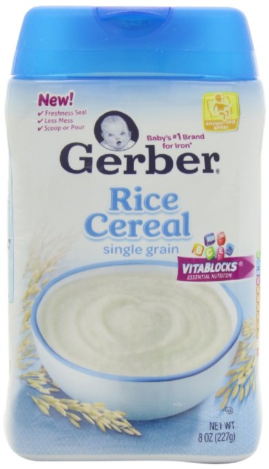 gerber baby cereal