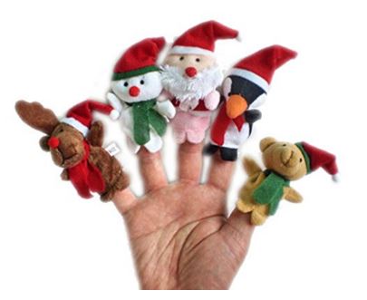 christmas-finger-puppets