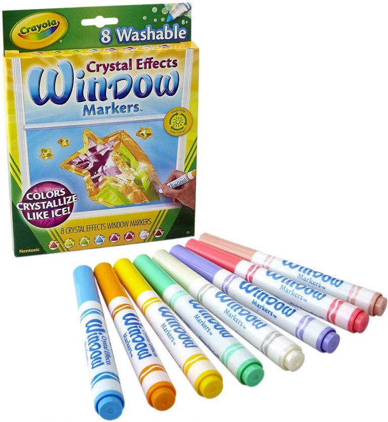 Crayola Window Markers with Crystal Effects under $9