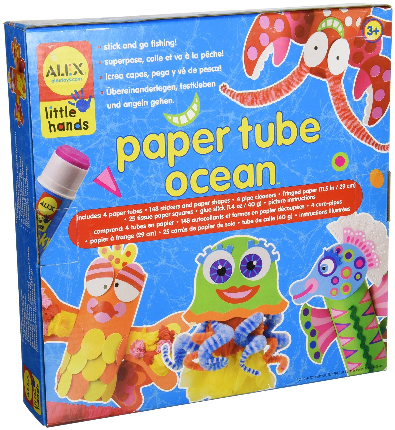 ALEX Toys Little Hands Paper Tube Ocean Crafts