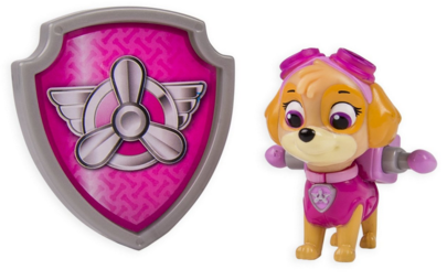 Paw Patrol Skye Action Pack Pup & Badge