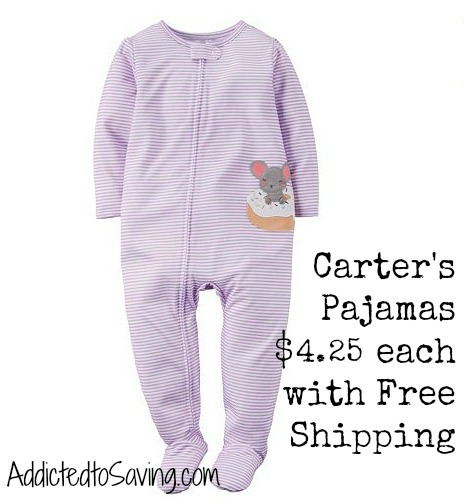 Lowest Price: Carter's Pajamas, $4.25 Shipped - AddictedToSaving.com