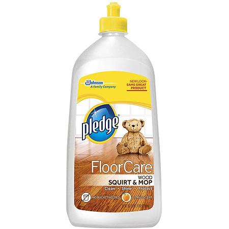 Pledge FloorCare Wood Squirt & Mop Cleaner