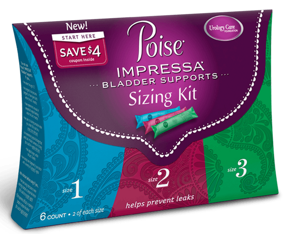 poise impressa sizing kit