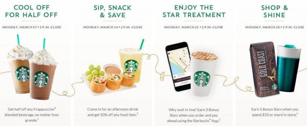 Starbucks Happy Monday Promotion