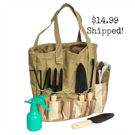 gardening tote with tools