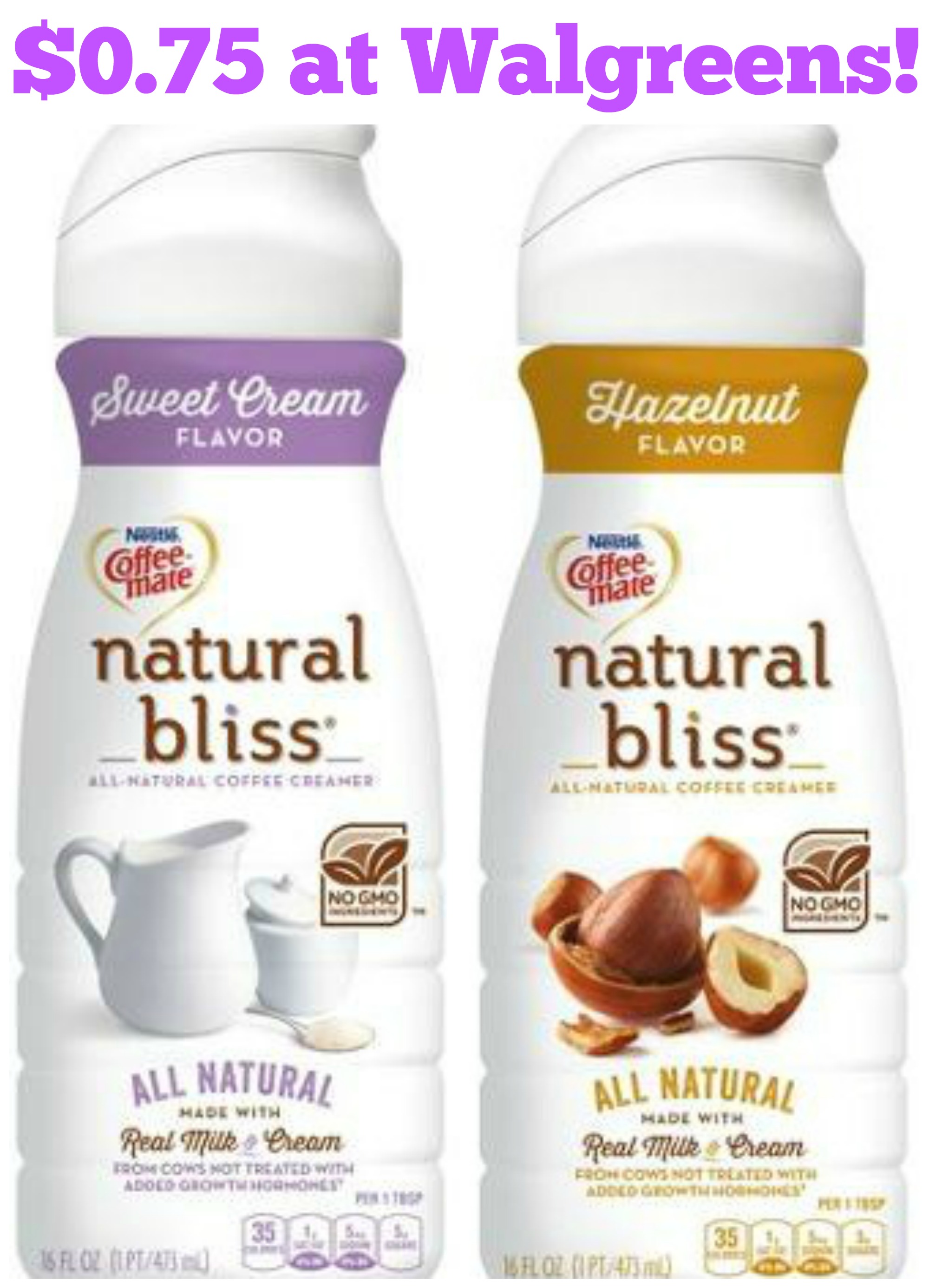 coffee-mate natural bliss creamer wags a2s