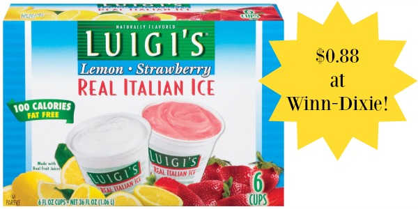 Winn-Dixie: Luigi's Italian Ice Only $0.88! - AddictedToSaving.com