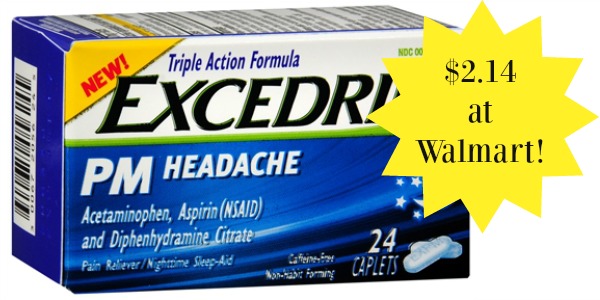 excedrin pm wm a2s