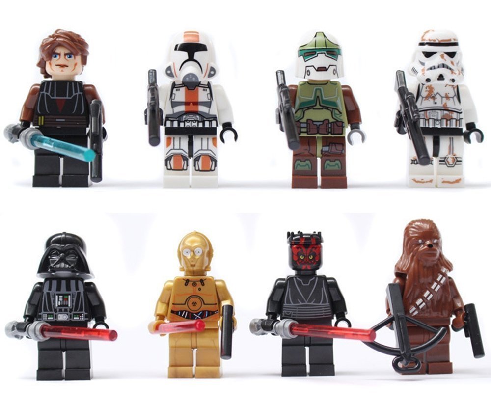Set of 8 Star Wars Minifigures Only 7.98