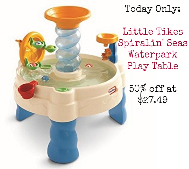 little tikes waterpark play table