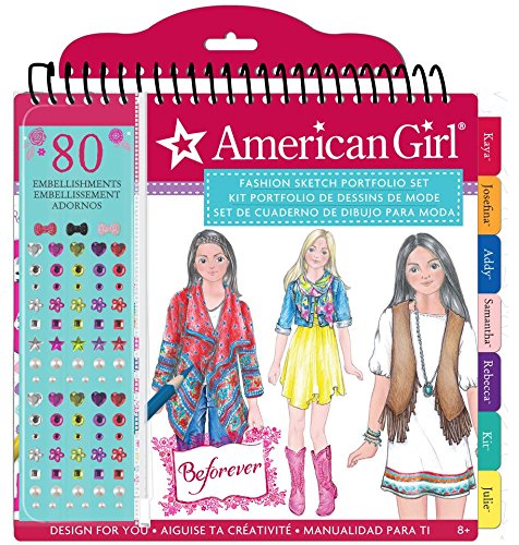 American Girl BeForever Fashion Sketch Portfolio