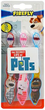 The Secret Life of Pets Toothbrush 3-Pack