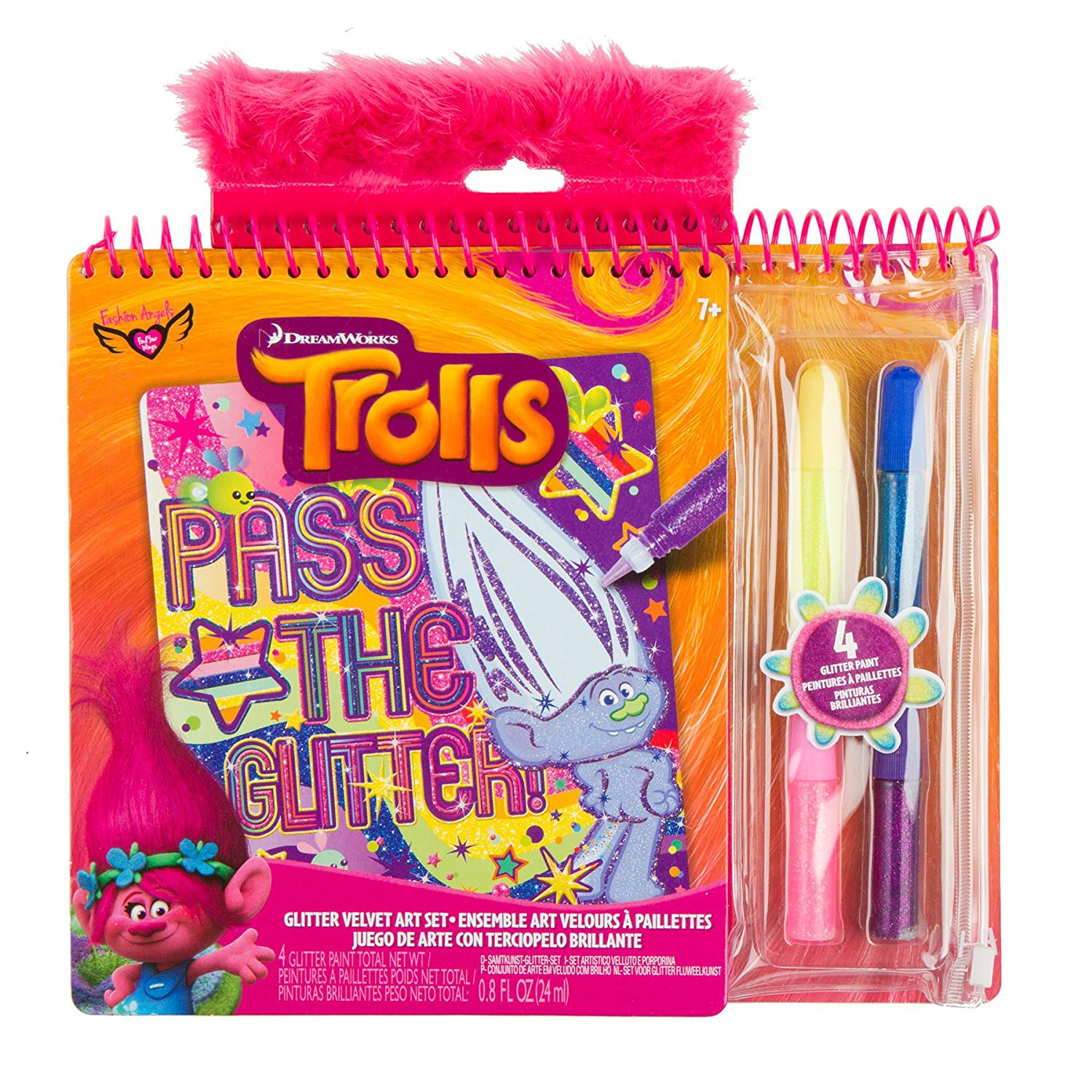 Trolls Glitter Velvet Art Set