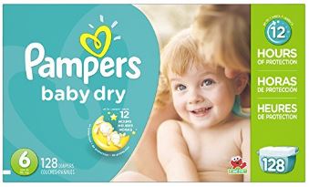 pampers baby dry diapers size 6