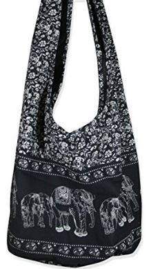 Hippie Elephant Crossbody Shoulder Bag