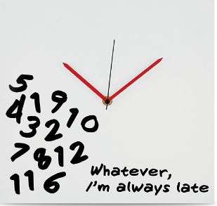 Im Always Late Wall Clock 2